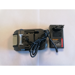 Procraft zestaw zasilający akumulator 20V 2,0Ah Turbo + ładowarka 0,8A  LI-ION